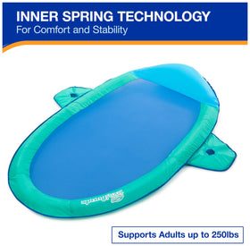 SwimWays Spring Float Suncatcher Hyper-Flat Valve for fast inflation