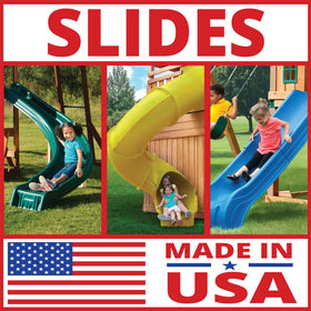 Swing-N-Slide NE 4699-T Super Summit Slide in use provides a smooth, fun ride