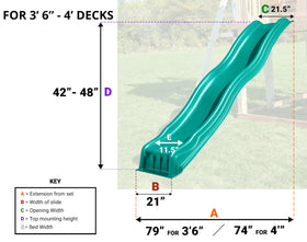 Assembly instruction image for Swing-N-Slide residential installation