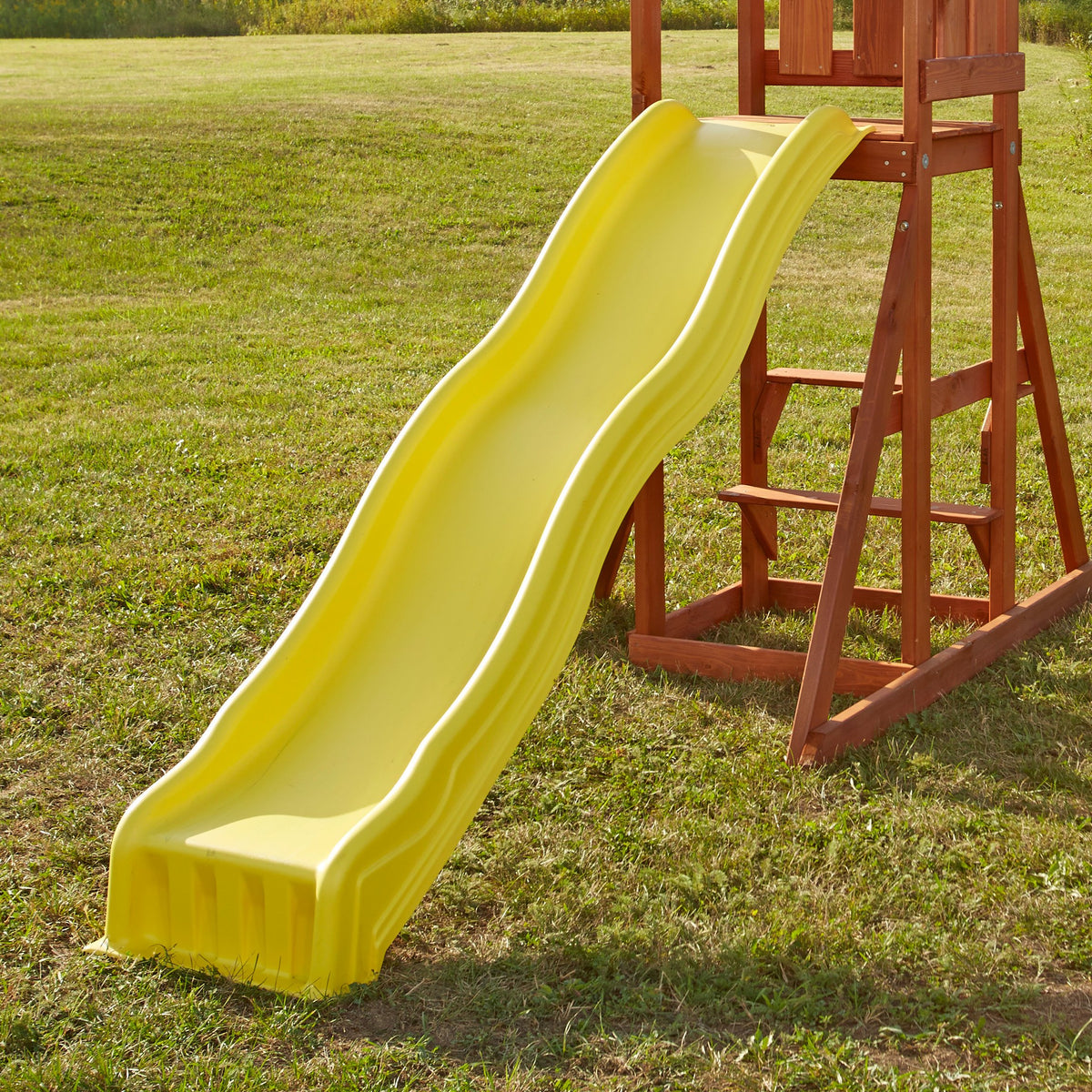 Mounting area of the Swing-N-Slide slide for compatibility with 42–52 inch platforms