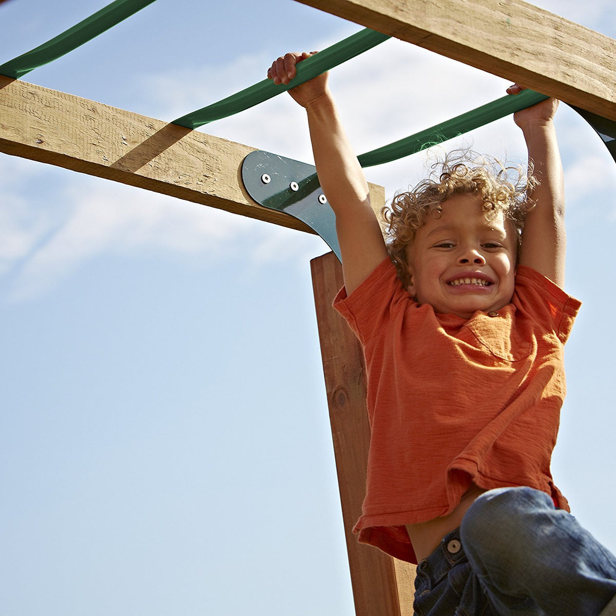 Swing-N-Slide hardware kit and mounting hardware for wooden playsets