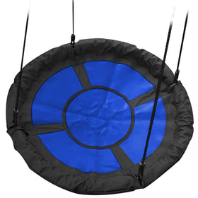 Swing-N-Slide blue nest fabric and steel frame for backyard play