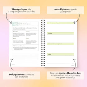 Switch Research Self-Love Journal premium paper quality enhances journaling
