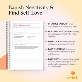 Switch Research Self-Love Journal weekly structure promoting steady progress