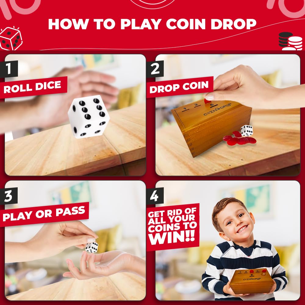 SWOOC Coin Drop roll decision highlights choosing to roll again or pass