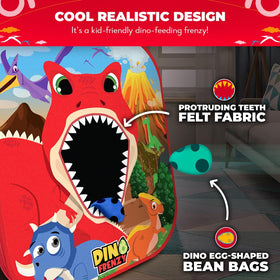 Swooc Dino Frenzy dino egg bean bags add tactile, colorful play