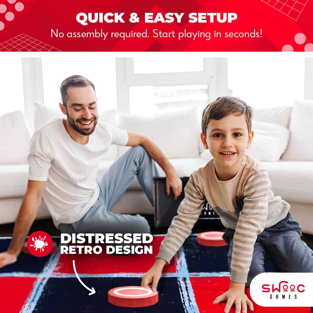 SWOOC Games eco-friendly foam discs for safe, recycled-material play