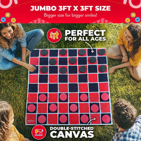 SWOOC Games machine-washable mat for quick cleanup after messy play.