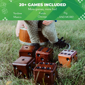 Swooc Games outdoor yard play on grass, sand, or patio.