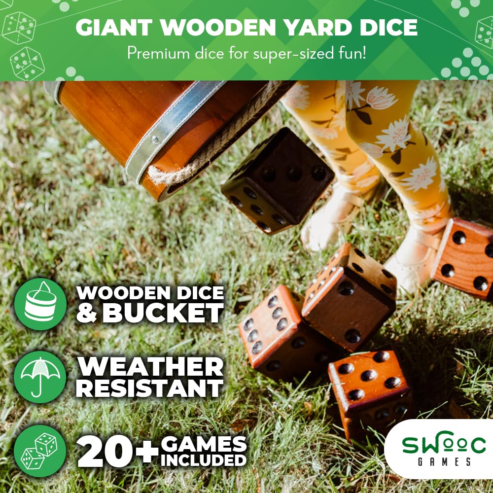 Swooc Games scorecards and marker facilitate quick scoring outdoors.