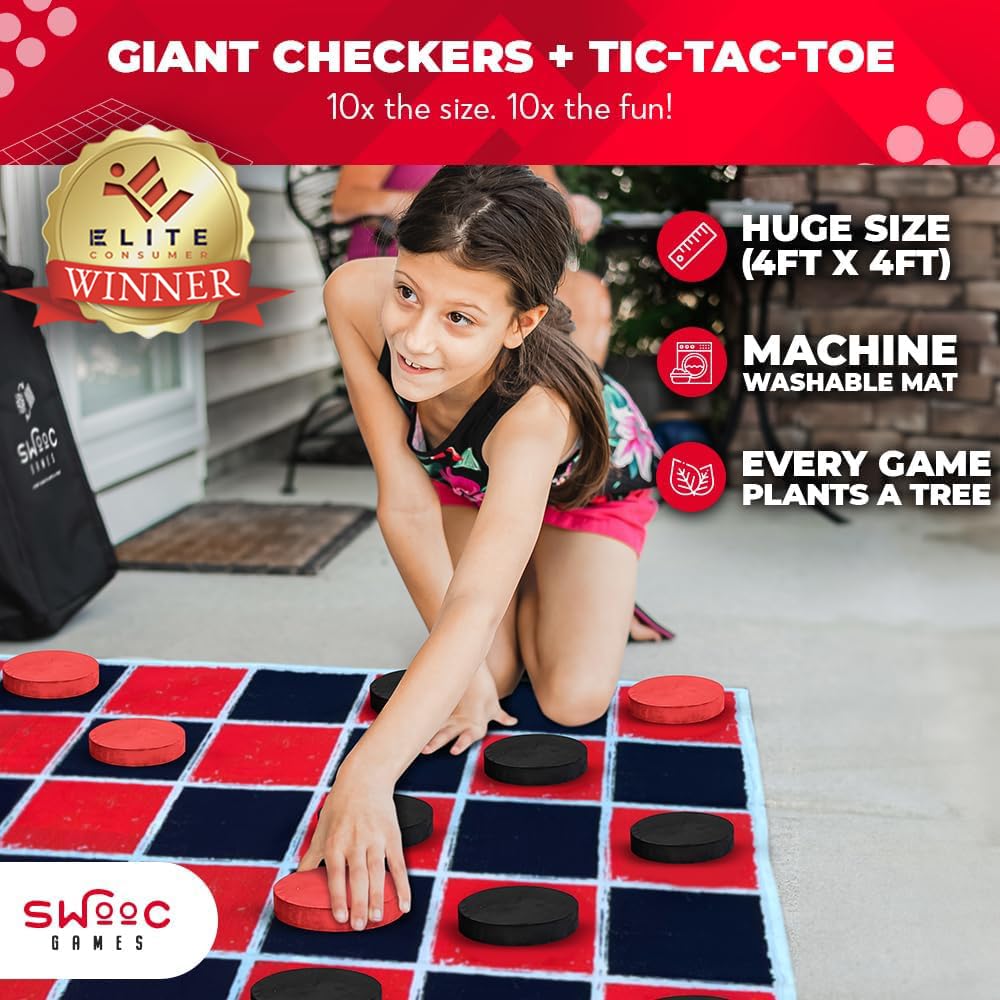 SWOOC Games tic tac toe discs used for X and O tossing