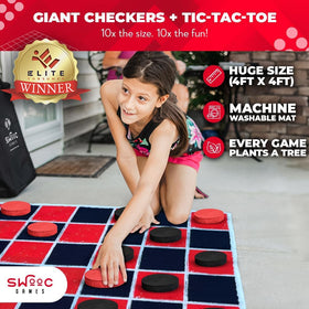 SWOOC Games tic tac toe discs used for X and O tossing