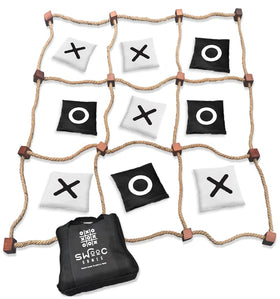 Swooc giant tic-tac-toe board 3ft x 3ft for outdoor family play.