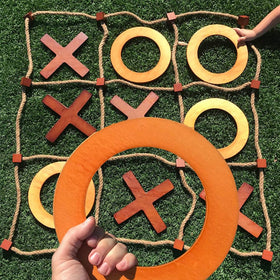 SWOOC giant tic tac toe board 3ft for outdoor play and easy setup.