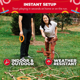 SWOOC weatherproof outdoor play setup for any weather conditions.