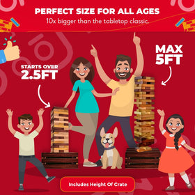 SWOOC 60-block giant set for backyard or park play.