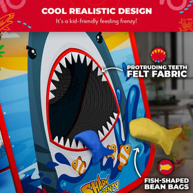 SWOOC Shark Frenzy soft fish bean bags for tactile toss fun