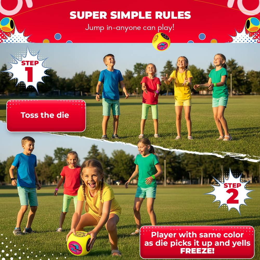 SWOOC Whomp Ball dodge action shows safe foam gameplay for all ages