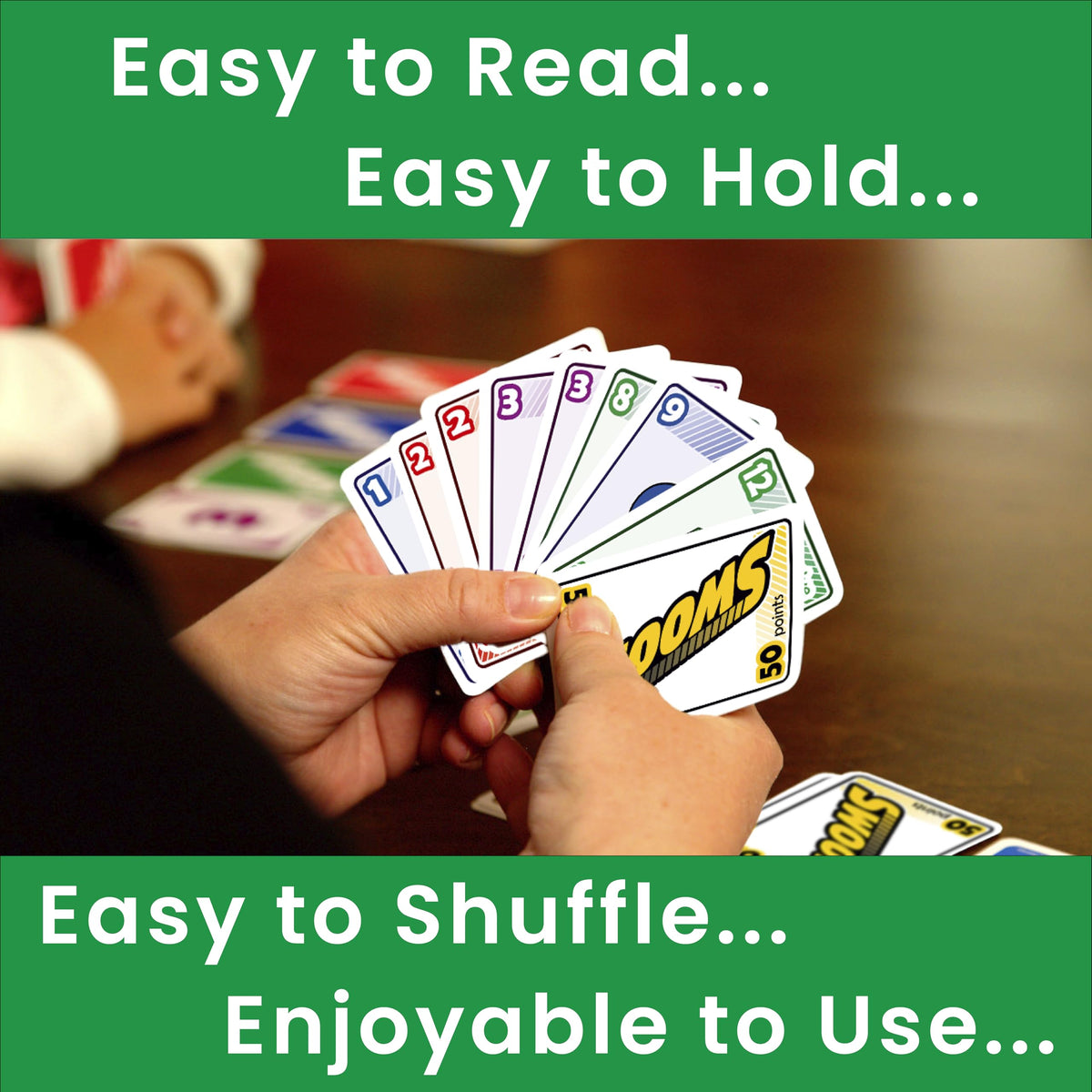 SWOOP pile of cards ready for strategic plays and fast decisions.