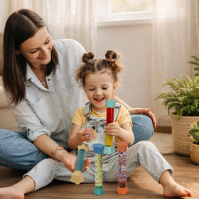 Swoshe sensory tubes colorful tubes provide soothing motion without screens.