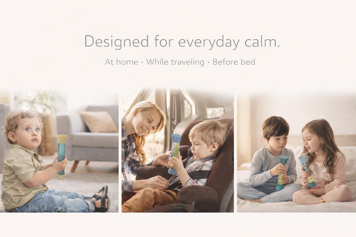 Swoshe sensory tubes durable materials ensure safe independent play.