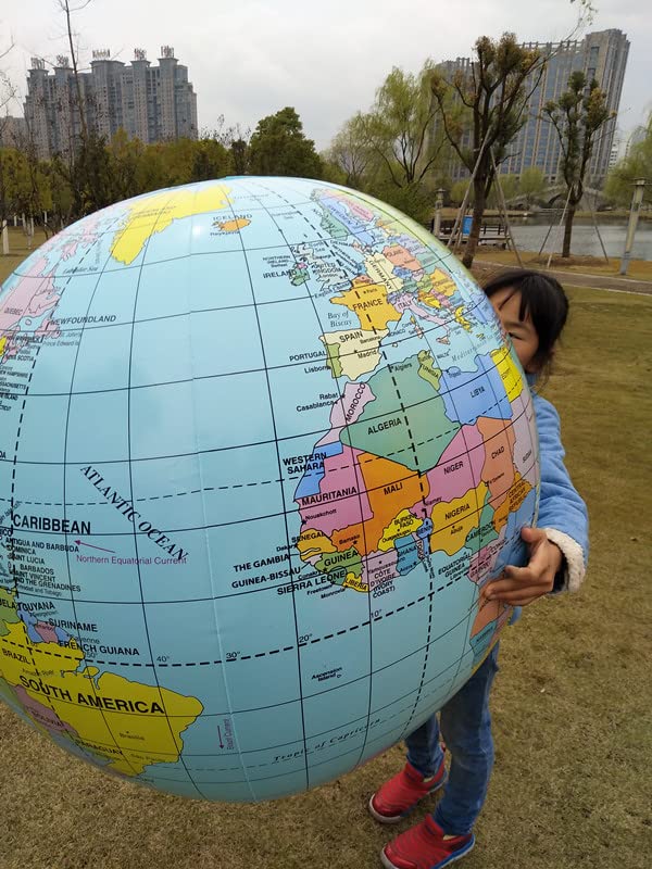 SWR durable PVC inflatable globe ready for reuse at home