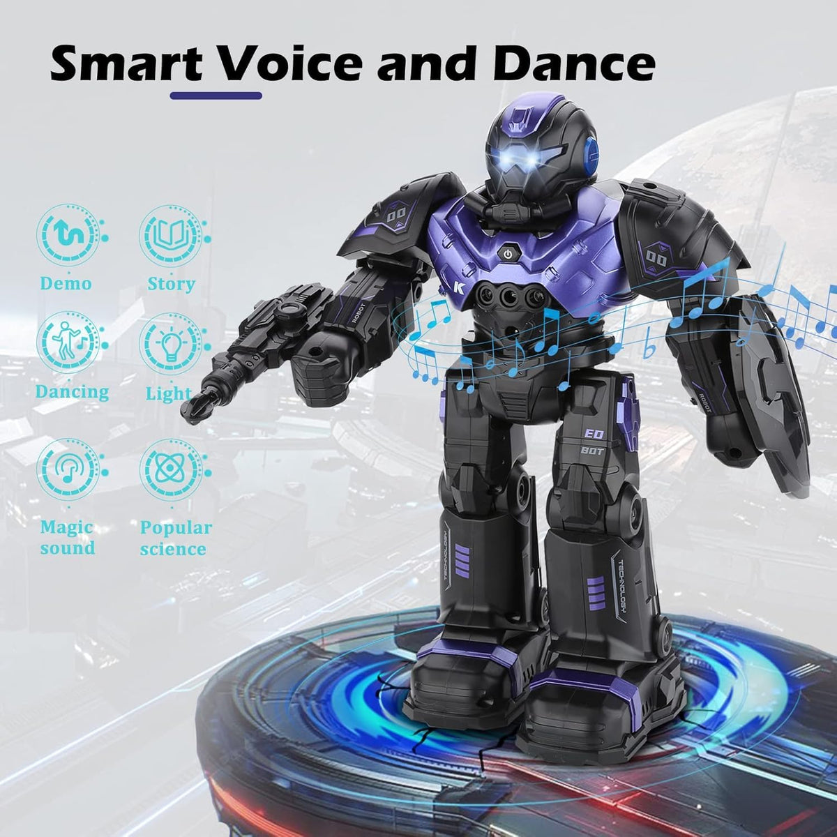 SWTOIPIG RC robot toy programmable actions up to 50 for creativity