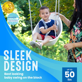 Swurfer Coconut swing indoors and outdoors for versatile play