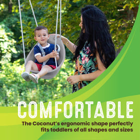 Swurfer Coconut with quick click lock for easy, secure setup.