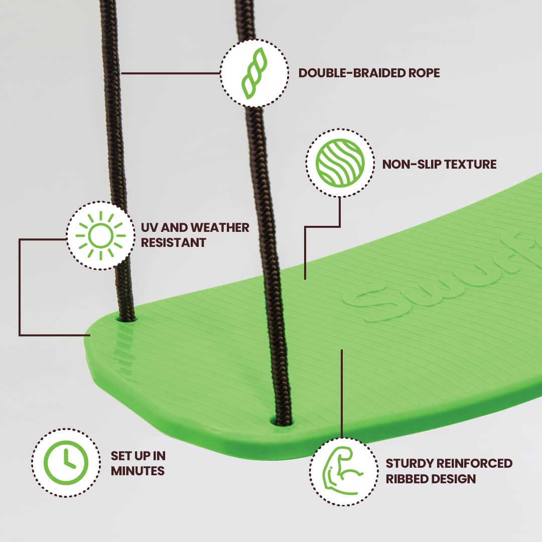 Swurfer Kick adjustable-handles allow personalized grip and confidence.