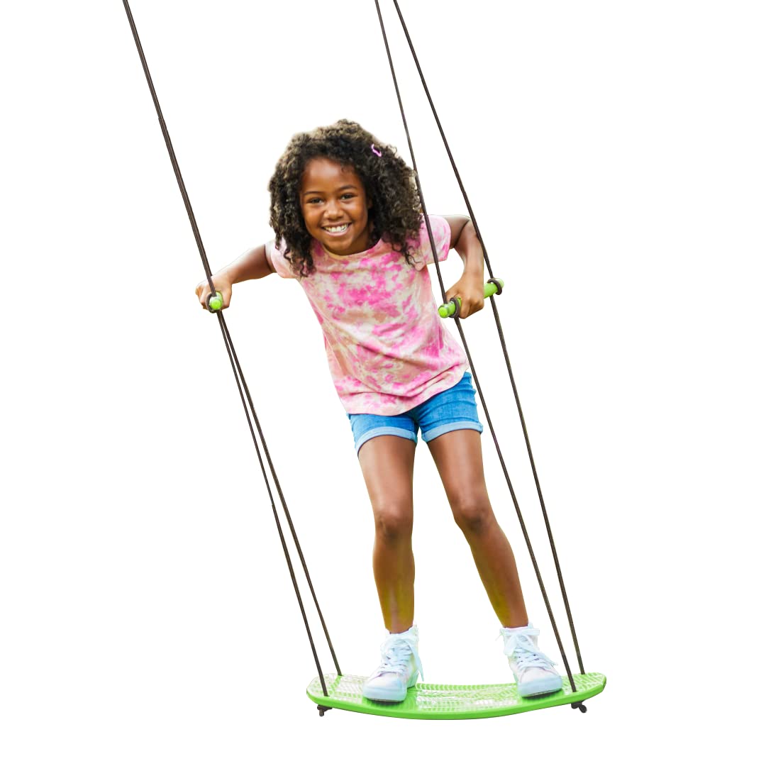 Swurfer Kick board-assembly demonstrates quick setup for backyard play.