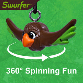 Swurfer Ninja Twister 300 lb capacity enables single-user play.