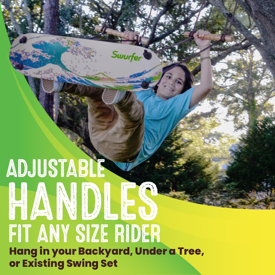 Swurfer TreeSkate includes hanging hardware for easy backyard setup