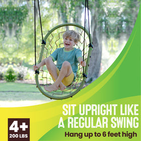 Swurfer Woval's ultra comfortable support bands conform to the body for breathable seating.