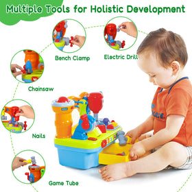 SYAOMUNLY blocks and tools storage box promotes organization during play