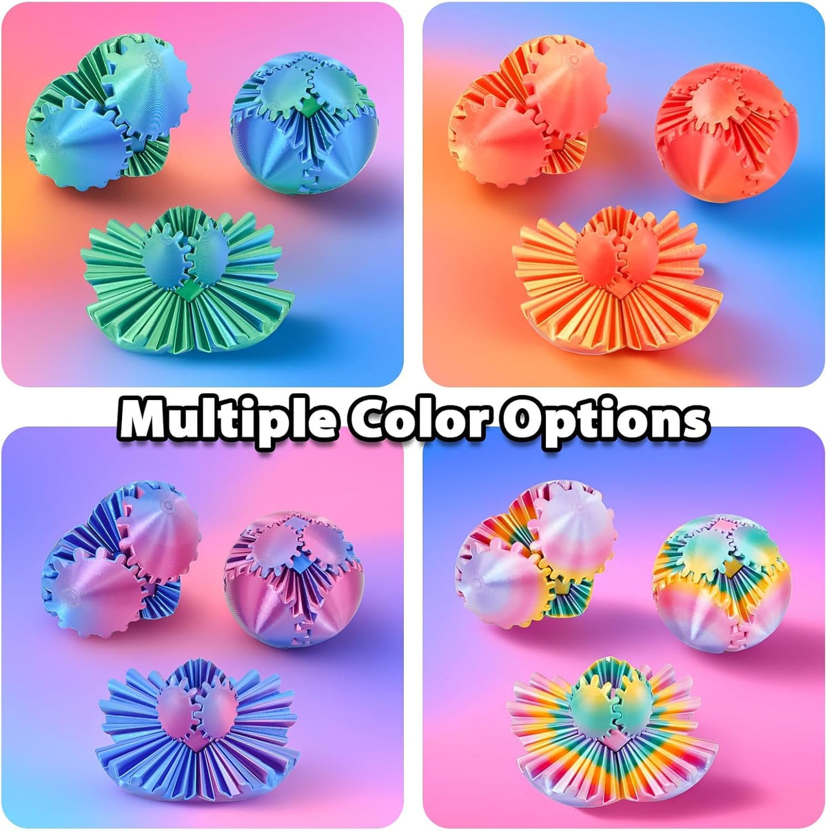 Sybedu gear ball surface with gradient finish emphasizes tactile aesthetics.