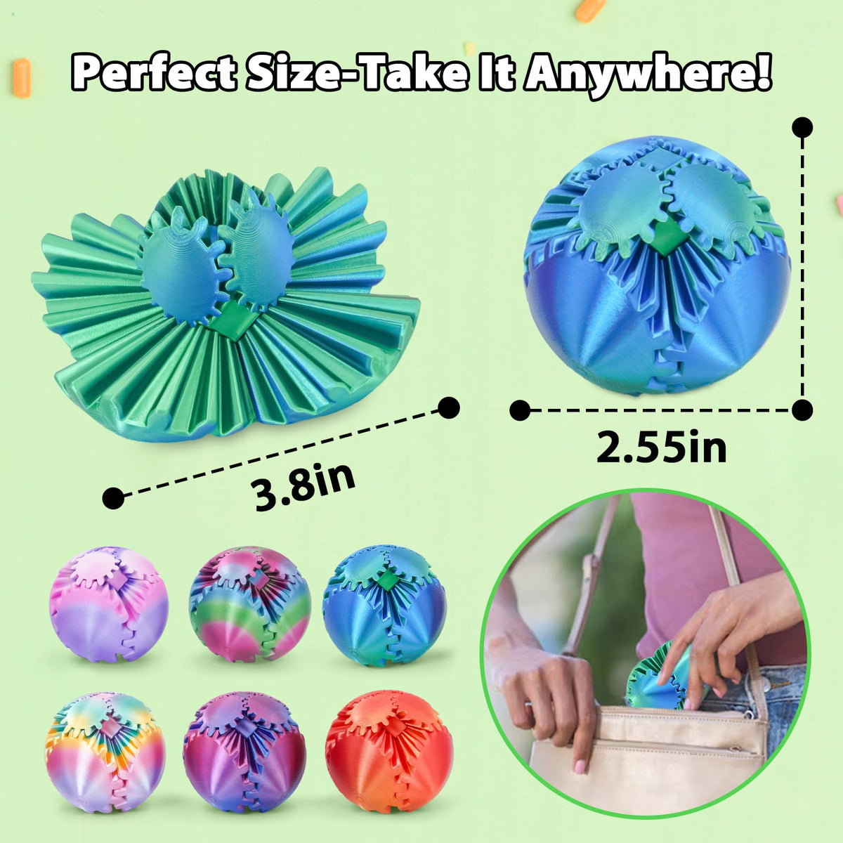 Sybedu Gear Ball suits kids and adults for mindful play.