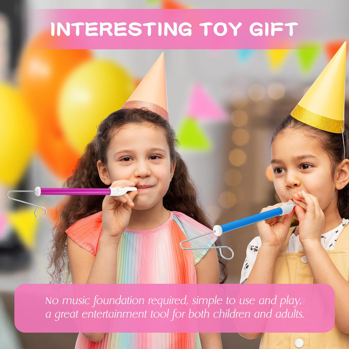 Syhood slide whistles for party gifting promote fun learning moments.