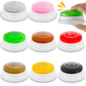 Syhood 8 Pcs Animal Sounds Buzzer front view with lights for classroom engagement