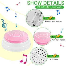 Syhood 8 Pcs Animal Sounds Buzzer side view showing compact grip for students