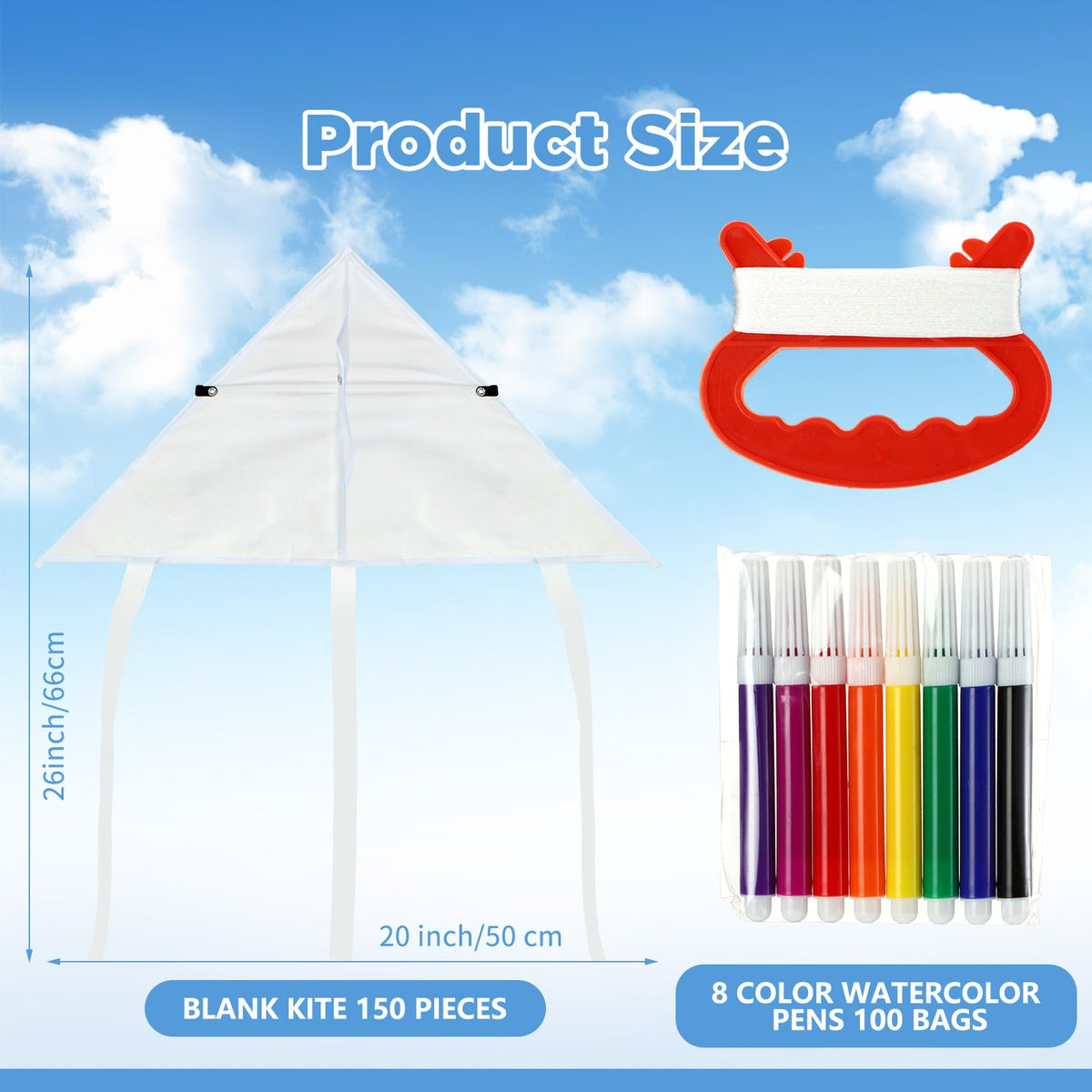Syhood blank kite panel for painting and personalized designs