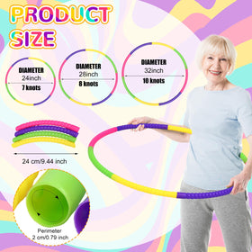 Syhood 24-inch rose hoop for kids' activities and coordination.