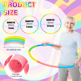 Syhood detachable design hoop, quick assembly for on-the-go workouts.