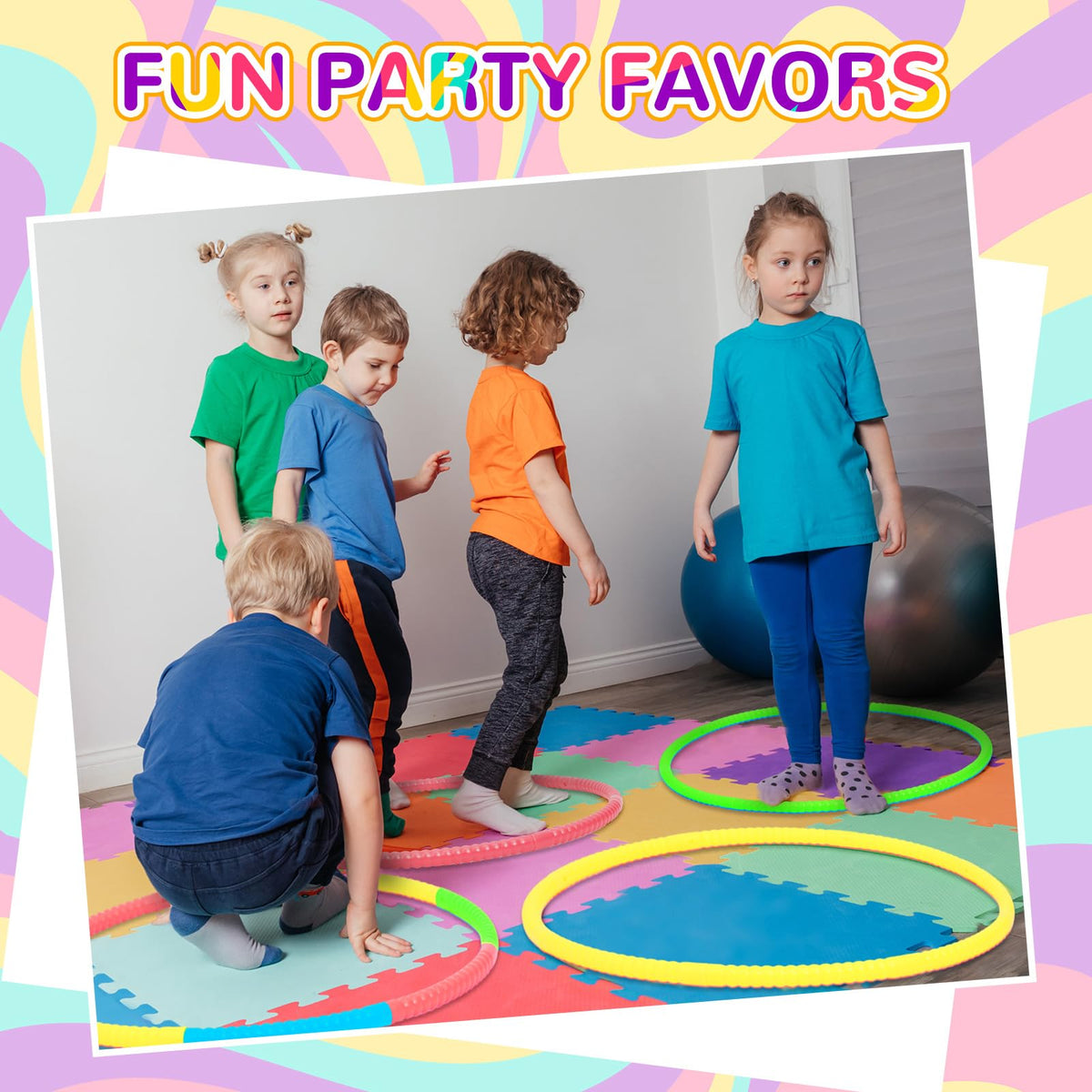 Syhood home and class-friendly hoop bundle for indoor and outdoor fun.