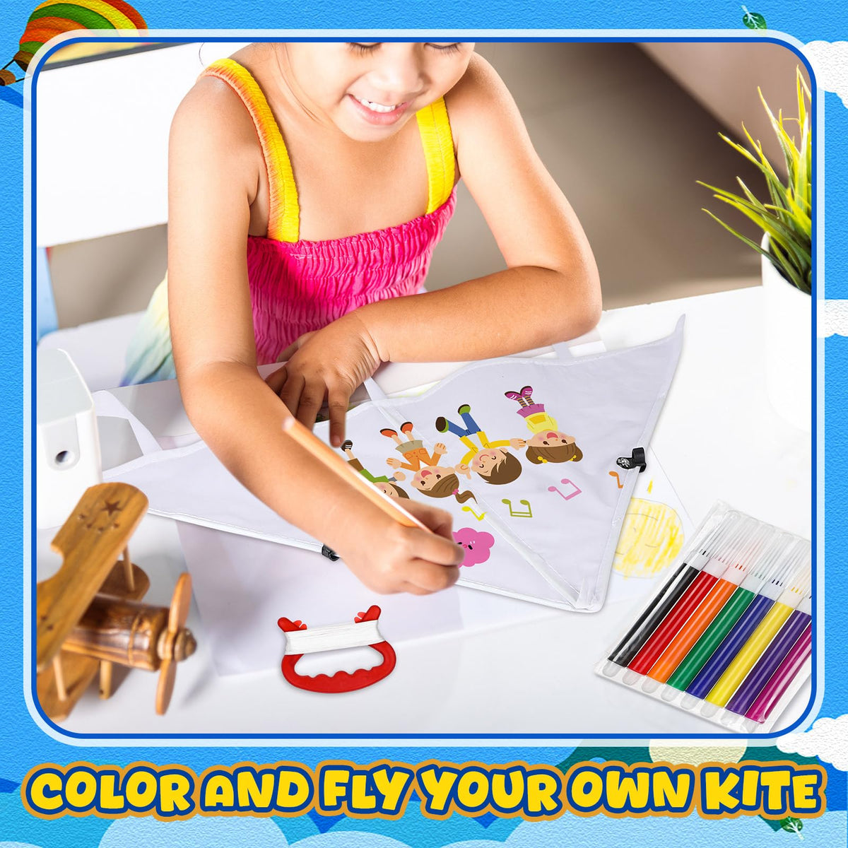 Syhood 20x26 inch kites offer ample space for painting and soaring