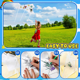 Syhood kite string 164 ft enables long-distance outdoor flights
