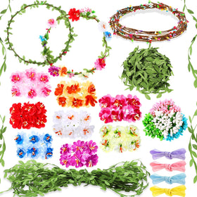 Syhood Mini Plum Blossom Crowns kit parts ready for floral accessories