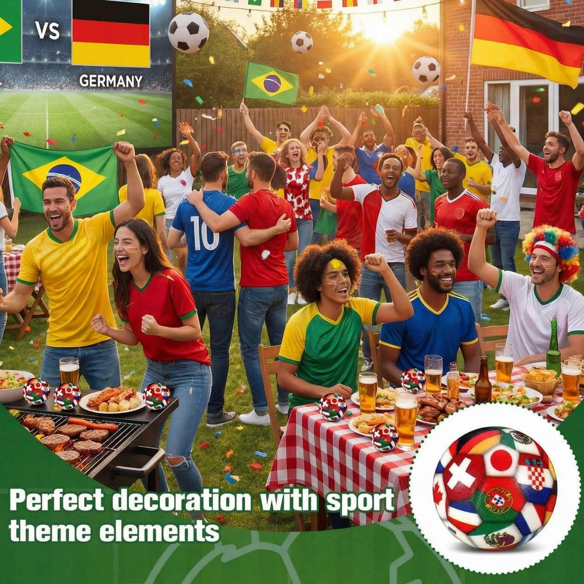 Syhood colorful mini soccer stress ball 6 cm, perfect party favors and sensory tool