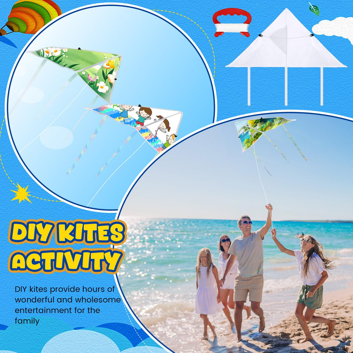 Syhood polyester kite material is durable for windy days