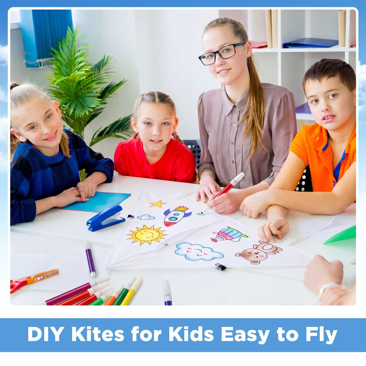 Syhood reusable waterproof kites ready for multiple drawings and flights